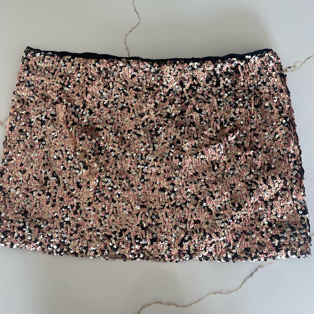 Free People Annalise Sequin Mini skirt! NWT - Picture 6 of 10